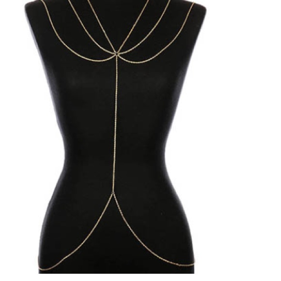Multilayered Rope Chain Link Body Chain
