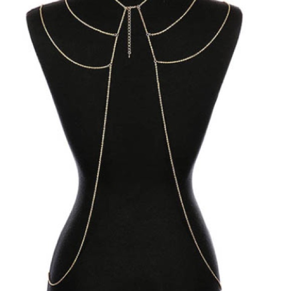 Multilayered Rope Chain Link Body Chain - Picture 2 of 2