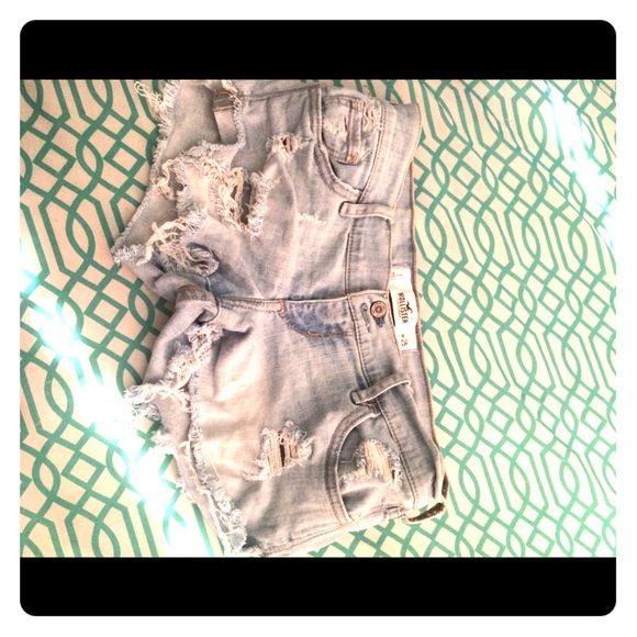 Hollister distressed Jean shorts