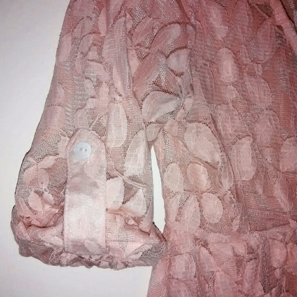 Pink high-low blouse - Picture 3 of 4
