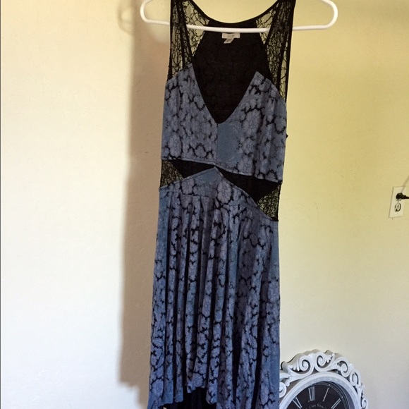 New urban outfitter high low lace cut out dress - Picture 1 of 3