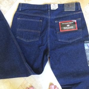 RALPH LAUREN heavy dark blue jeans NWT