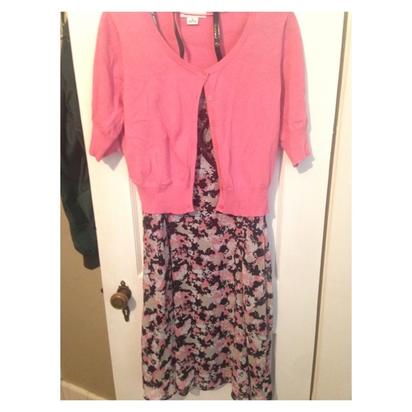 FLASH SALE Liz Claiborne dress and cardigan bundle