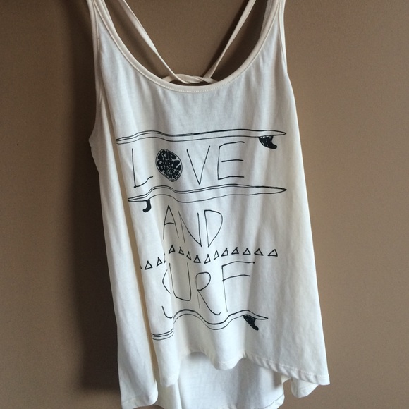 Ripcurl, Love and Surf crossback tank, tags on