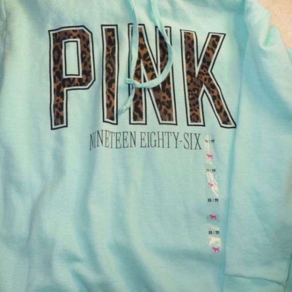 Vs hoodie mint size medium boyfriend fit $40 🅿️