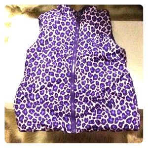 Little girls animal print vest!!!
