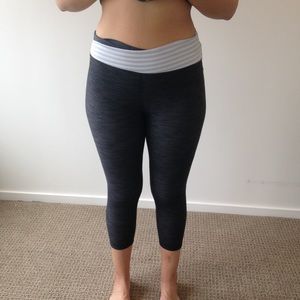 Lululemon gray Capri size 8.