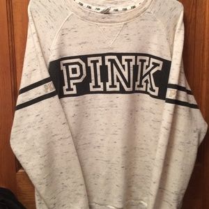 VS PINK crew neck sweatshirt