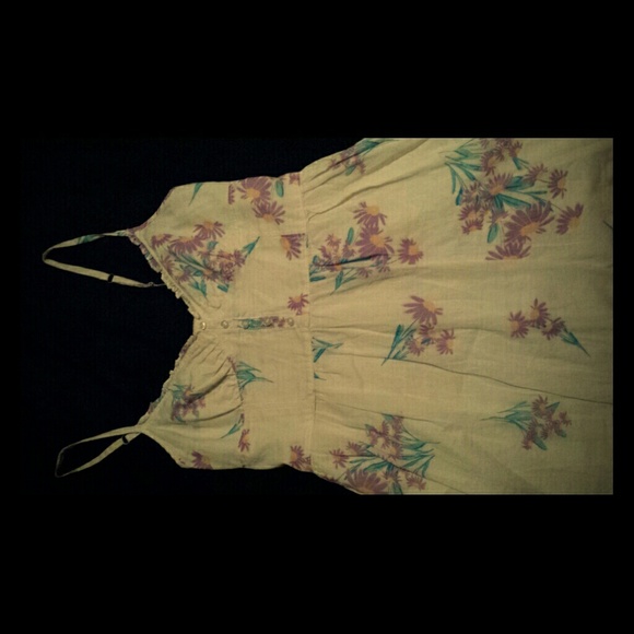 Cream floral sundress