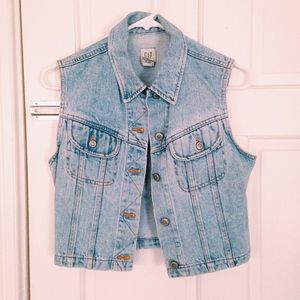 Gap Jean Vest (small)