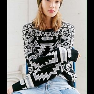 BDG Patterned Intarsia Knit Sweater🔹NWOT