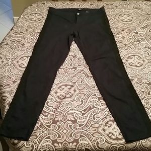 H&M blue and black skinny pants