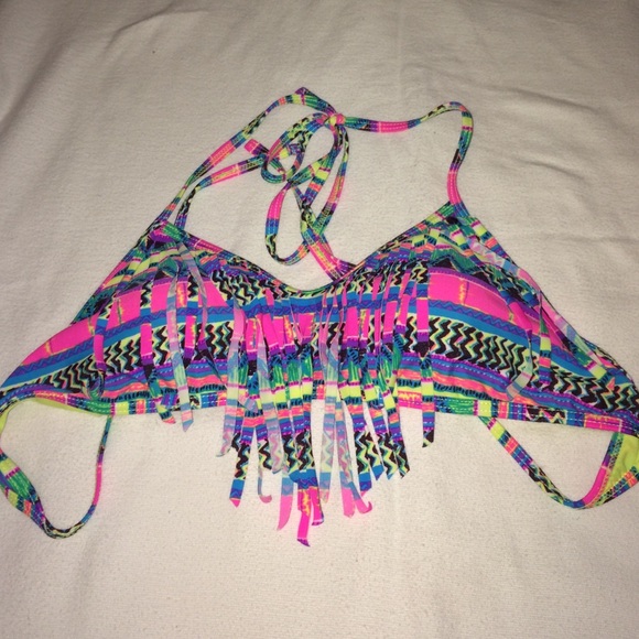 Fringe Bathing Suit Top