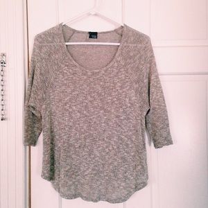 Beige lightweight sweater