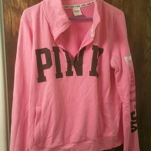 PINK half zip up