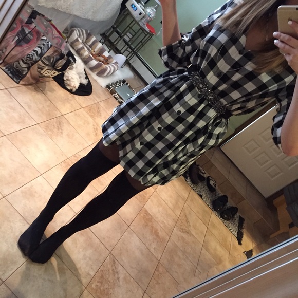 SOLD ❌ Black/white dress - Picture 2 of 2