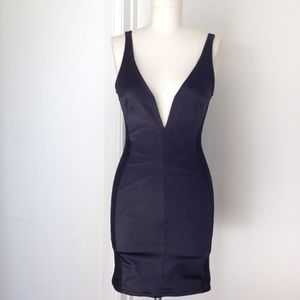 Mark Wong Nark Black Deep V Dress