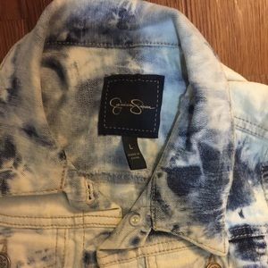 Jessica Simpson multicolor denim vest