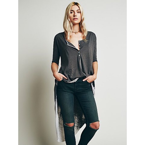 Free people high to low ombré top