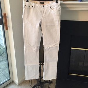 J Crew white jeans