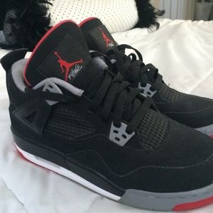 Pre-Owned Air Jordan Bred 4s GS