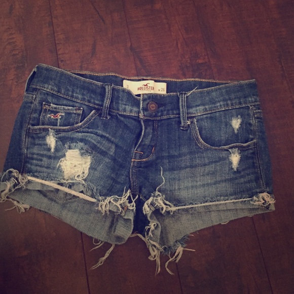 Dark Denim Hollister Shorts