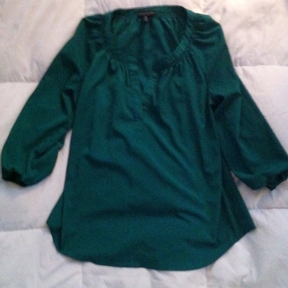 Green tunic top