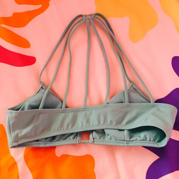 Super cute teal bathing suit top - Picture 2 of 2