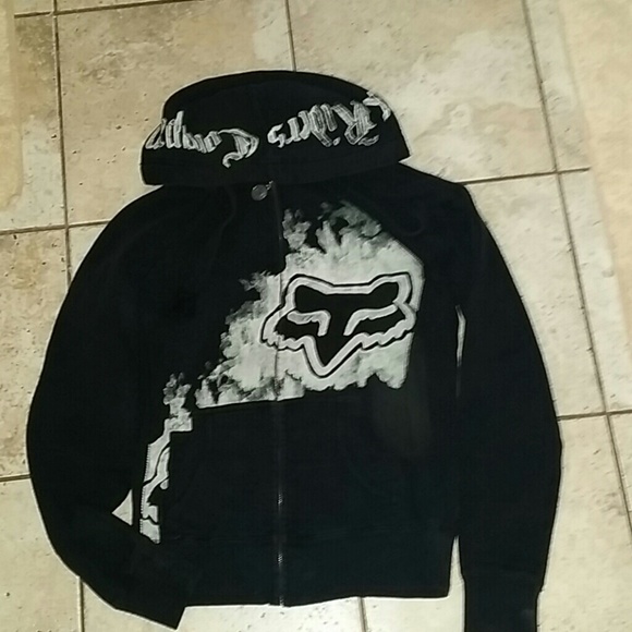 Fox Jackets & Blazers - HOLD FOX RACING WOMEN'S ZIP HOODIE GUC