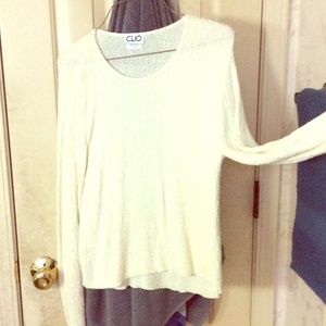 A cute think see through sweater