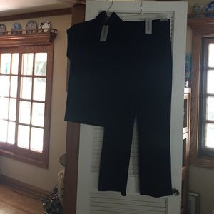 Top and pants from Chicos new