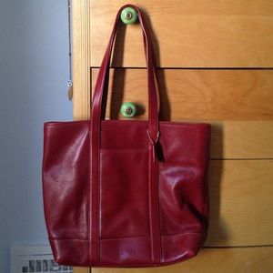 Coach leather bag