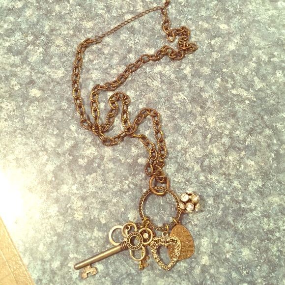 Lock & key necklace
