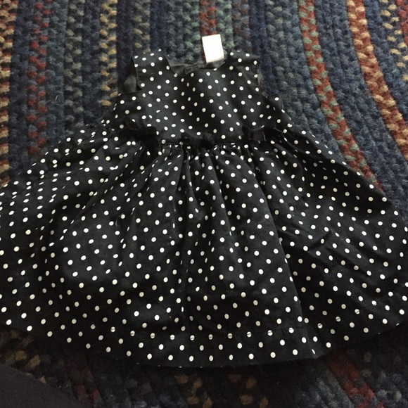 3M black polka dot dress