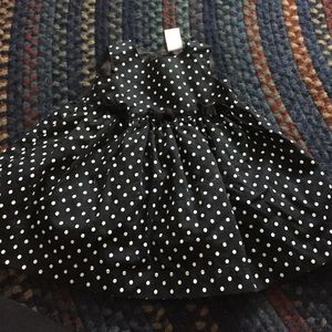 3M black polka dot dress