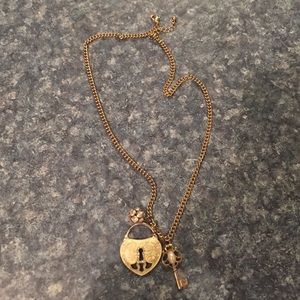 Gold lock & key