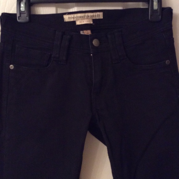 French Connection skin tight black jeans