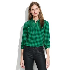 Madewell Mini-Check Market Popover