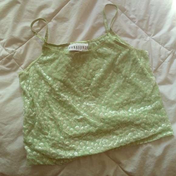 Forever 21 baby crop velvet tank👼
