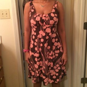 🚫Sold🚫Pink and brown sun dress