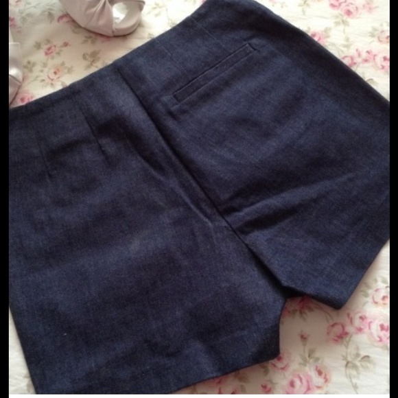 VINTAGE 90’s ESPIRIT DENIM HIGH WAISTED SHORTS 1/2 - Picture 2 of 5