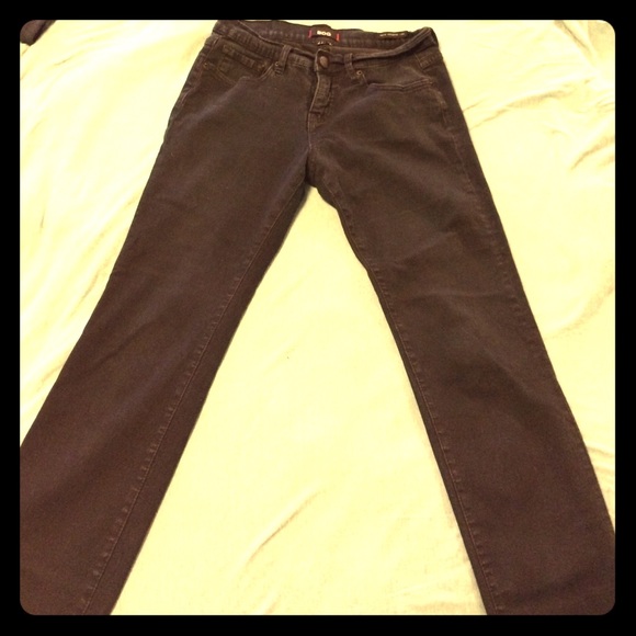Black BDG mid-rise cigarette jeans