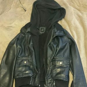 Obey leather jacket