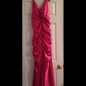 Jessica McClintock halter dress. 🌺Make an offer!