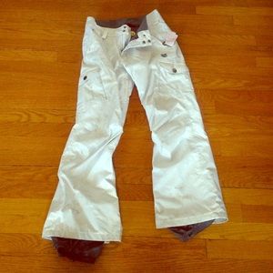 White **BURTON** snowboard / ski pants!