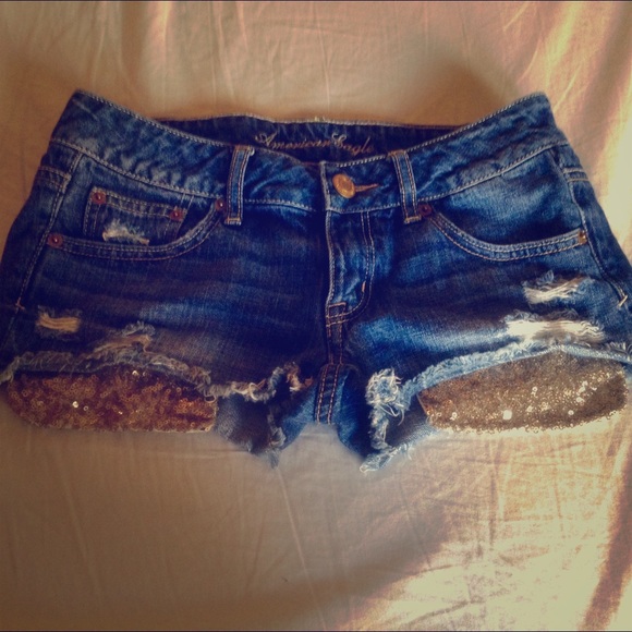 Sequin Pocket Shorts