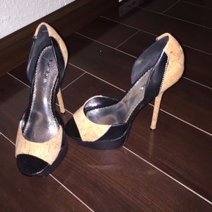 BeBe Peep Toe Heels