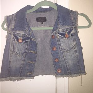 denim vest