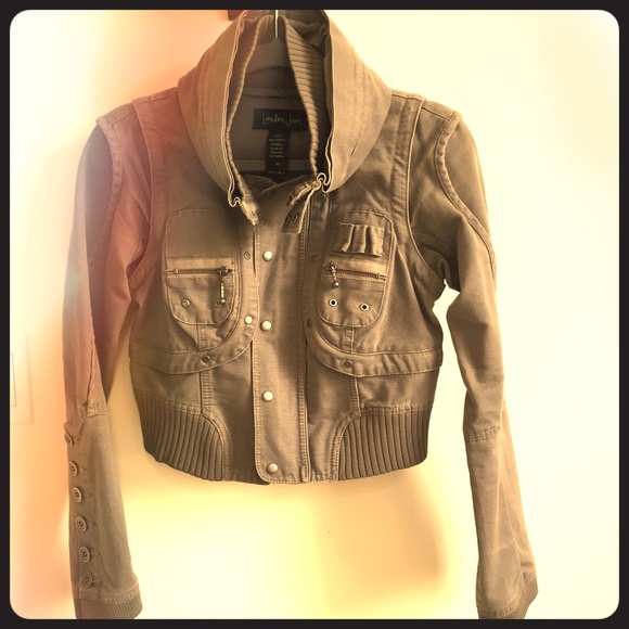 London Jean convertible jacket vest XS