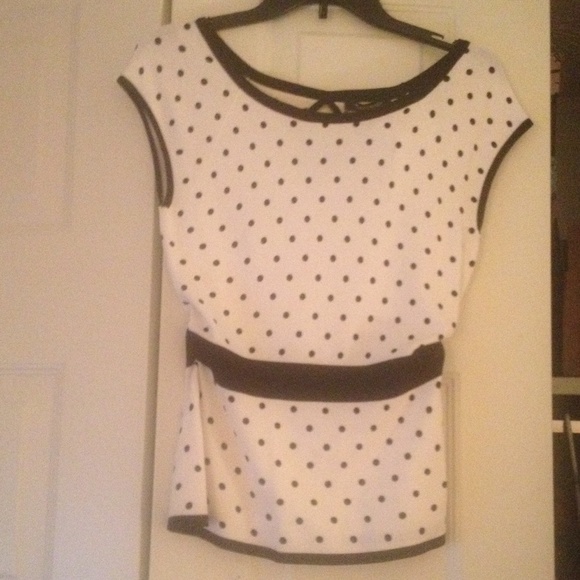 Polka dot top